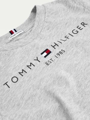 T-shirt biologisch katoen GRIJS | Tommy Hilfiger