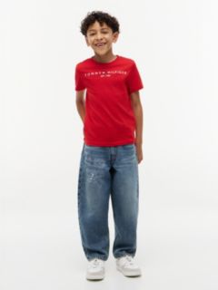 Essential Cotton Logo T-Shirt — Red 3