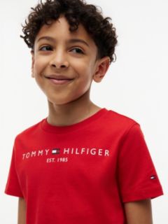 Essential Cotton Logo T-Shirt — Red 5