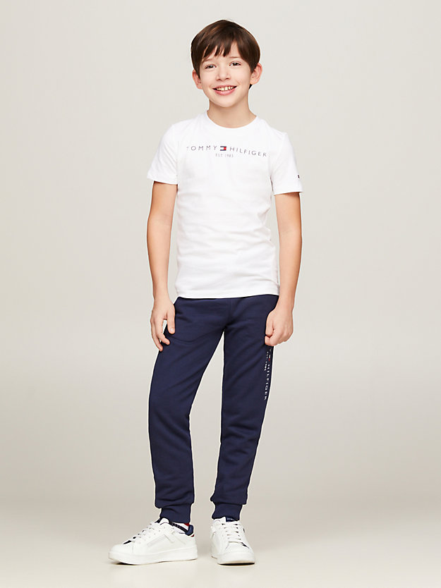 Essential Organic Cotton Logo T-Shirt | White | Tommy Hilfiger