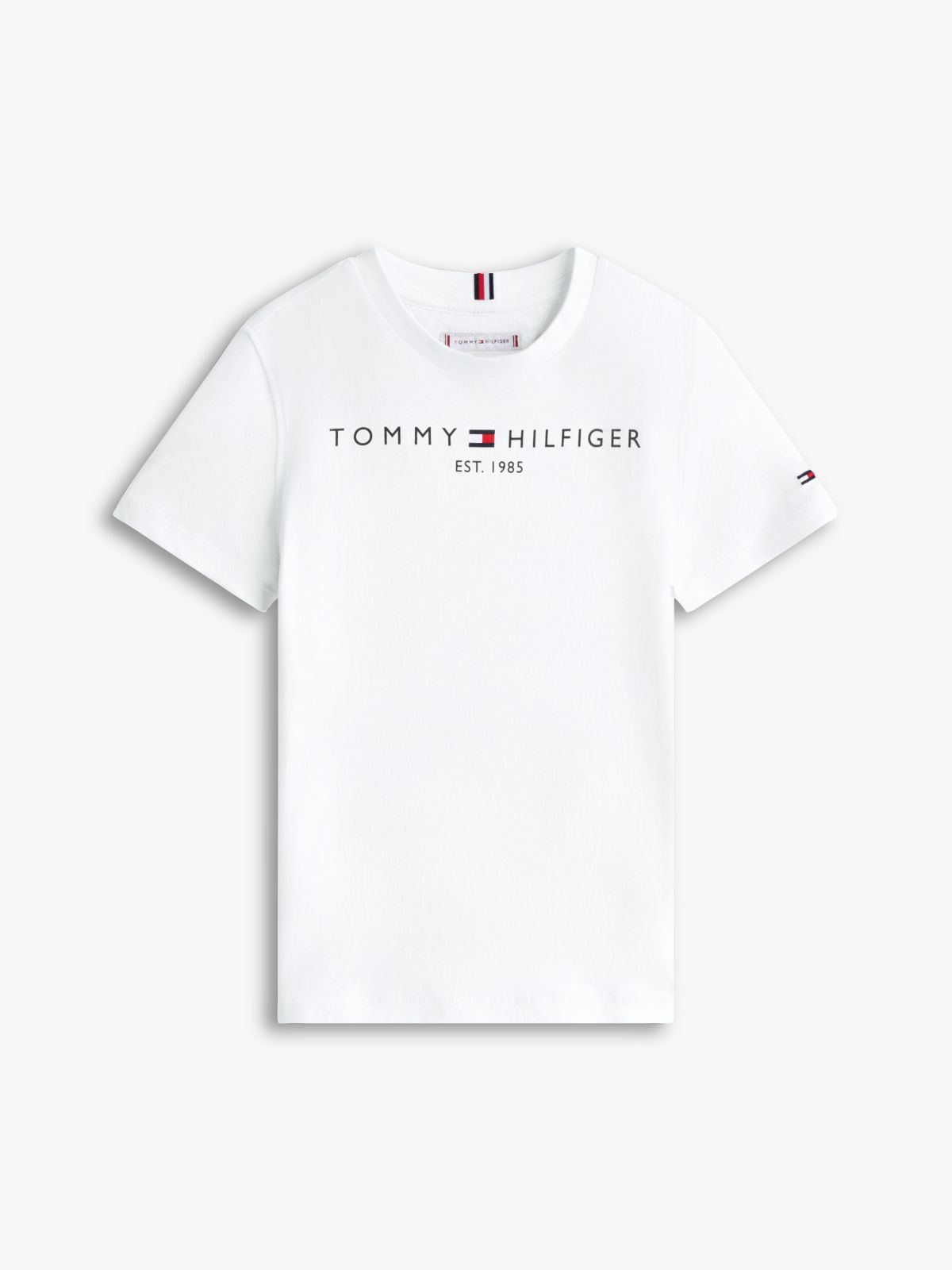Essential Cotton Logo T-Shirt — White