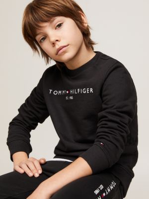 Essential Sweatshirt | Logo Black Hilfiger | Tommy