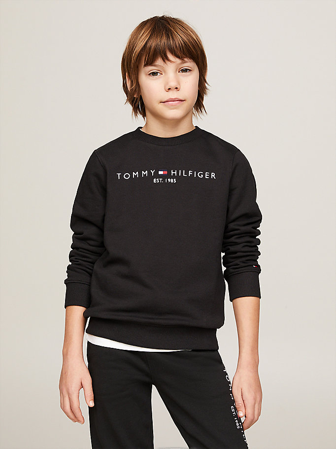 Essential Logo Sweatshirt BLACK Tommy Hilfiger
