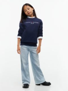 Essential Logo Sweatshirt — Blue 4