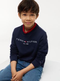 Essential Logo Sweatshirt — Blue 5