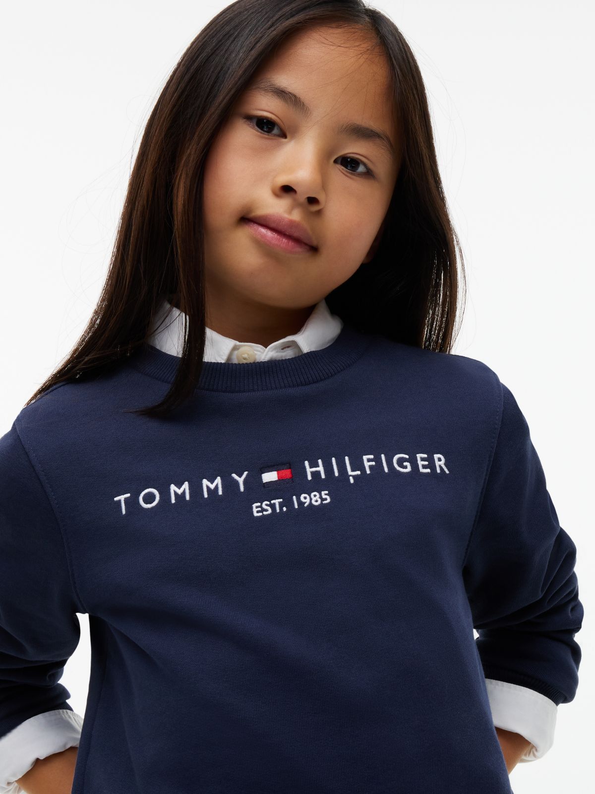Essential Logo Sweatshirt — Blue