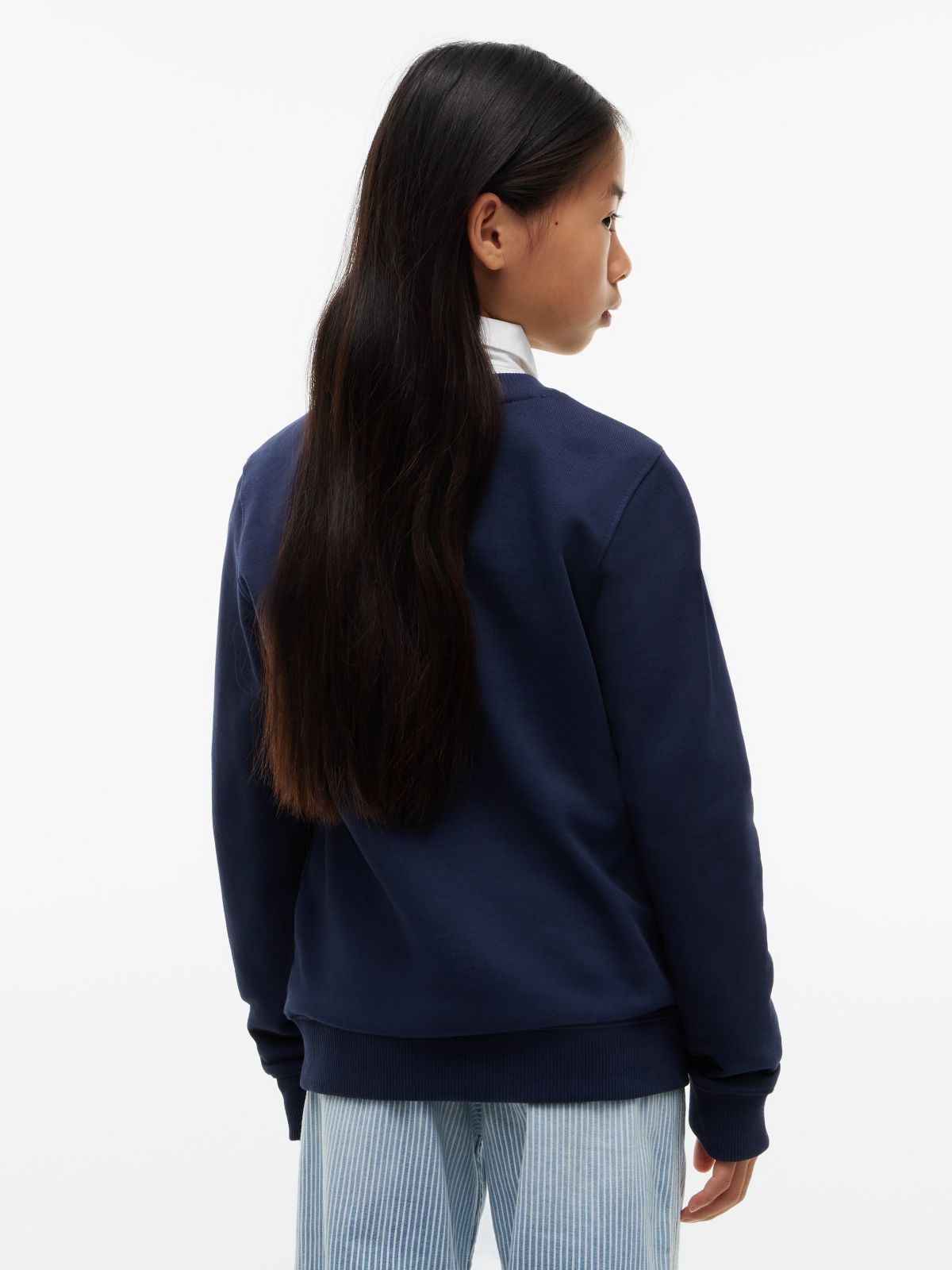 Essential Logo Sweatshirt — Blue