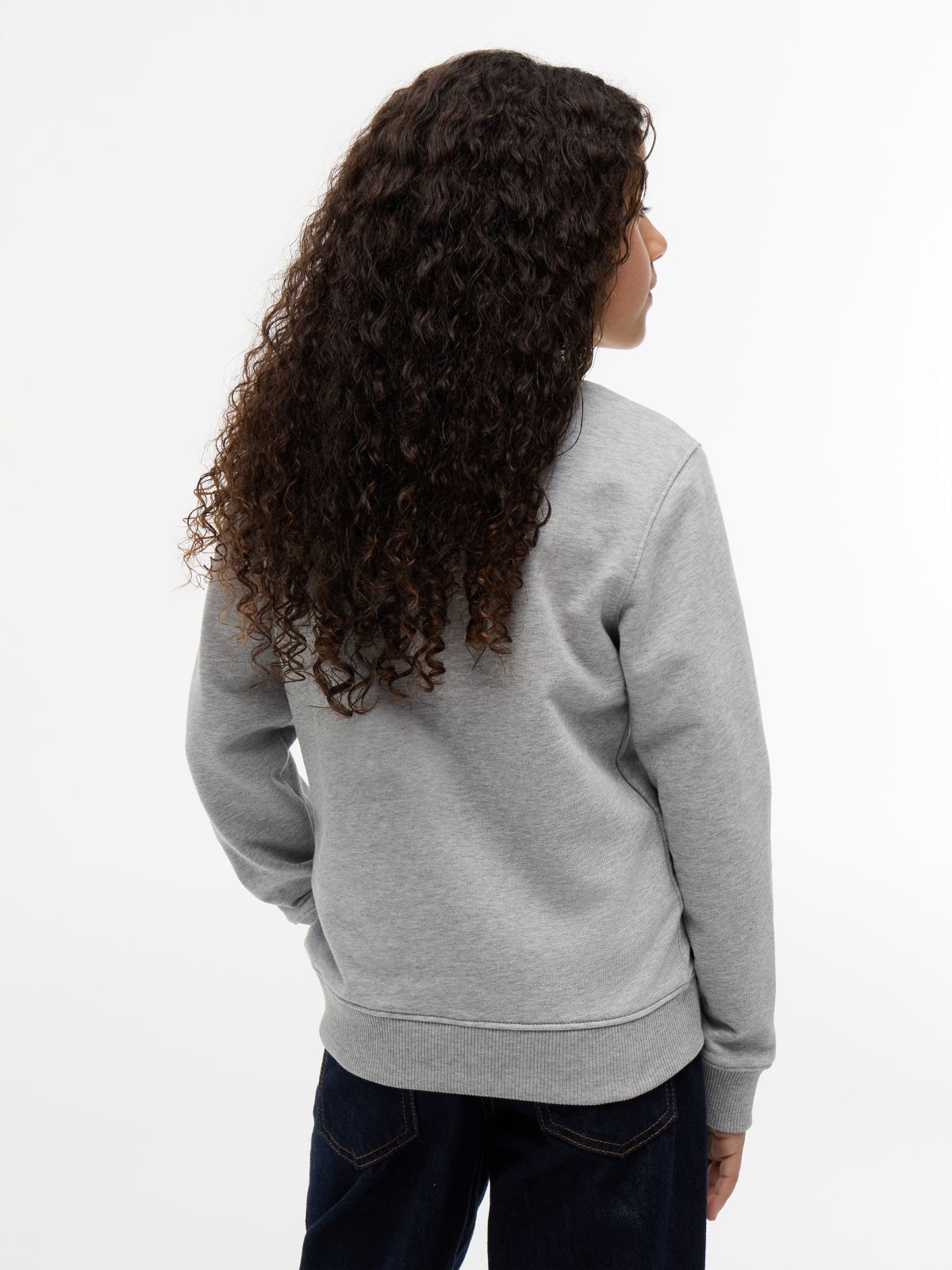 Essential Logo Sweatshirt — Grey