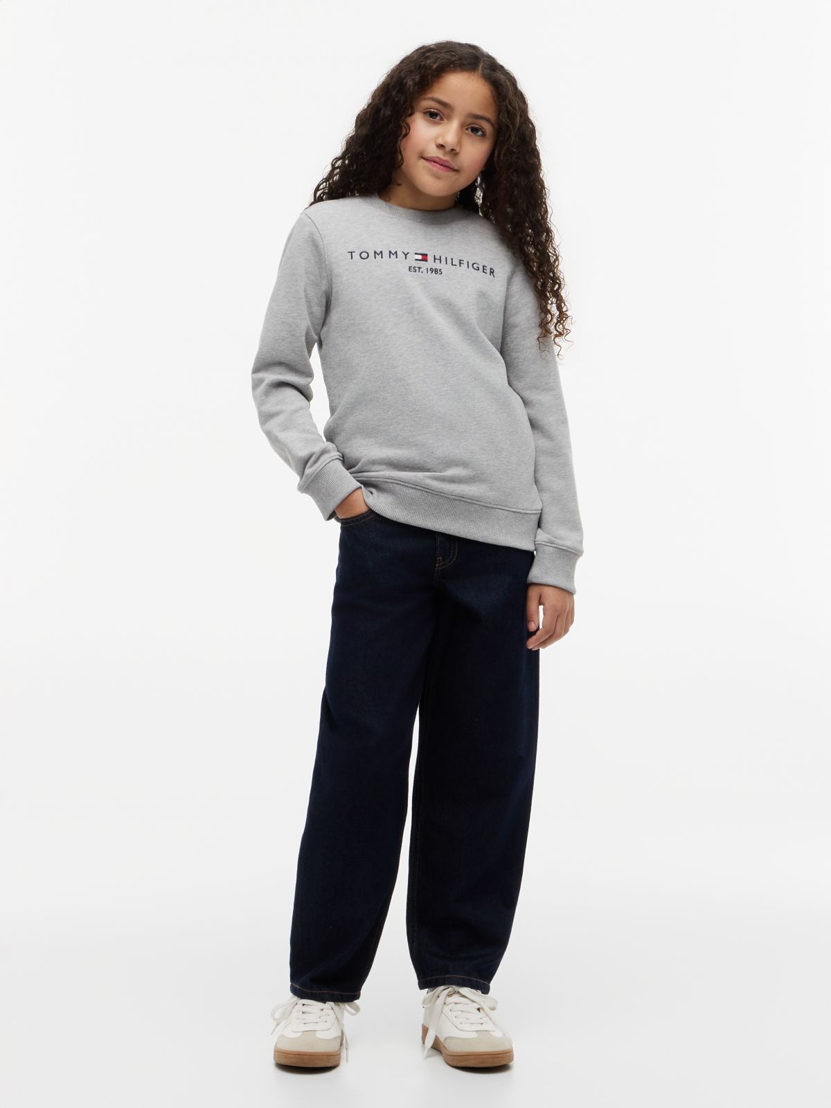 Essential Logo Sweatshirt — Grey