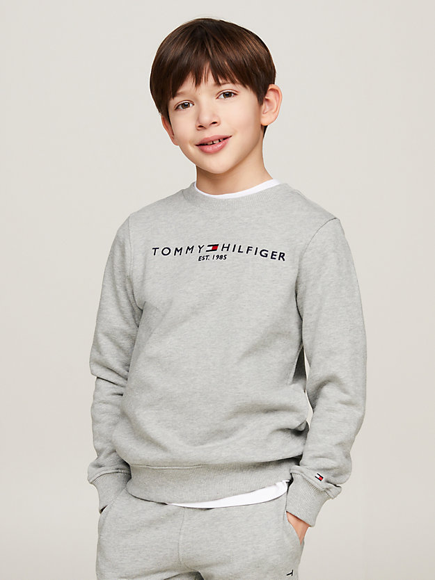 Essential Logo Sweatshirt | Grey | Tommy Hilfiger