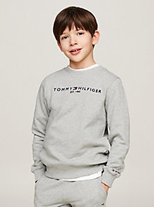 Tommy Hilfiger Sudadera Esencial de Bloque de Color Suéter para Niños 