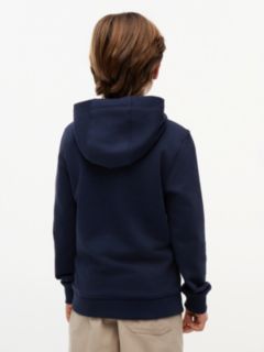 Essential Logo Pure Cotton Hoody — Blue 7