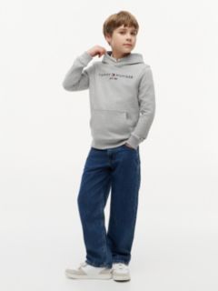 Essential Logo Pure Cotton Hoody — Grey 3