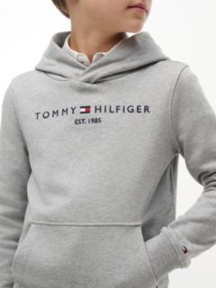 Essential Logo Pure Cotton Hoody — Grey 5