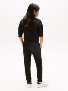 Essential Pure Cotton Logo Joggers — Black 4