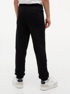 Essential Pure Cotton Logo Joggers — Black 6