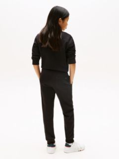 Essential Pure Cotton Logo Joggers — Black 7