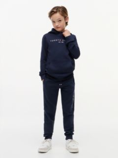 Essential Pure Cotton Logo Joggers — Blue 2