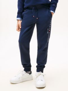 Essential Pure Cotton Logo Joggers — Blue 3