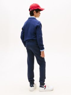 Essential Pure Cotton Logo Joggers — Blue 5