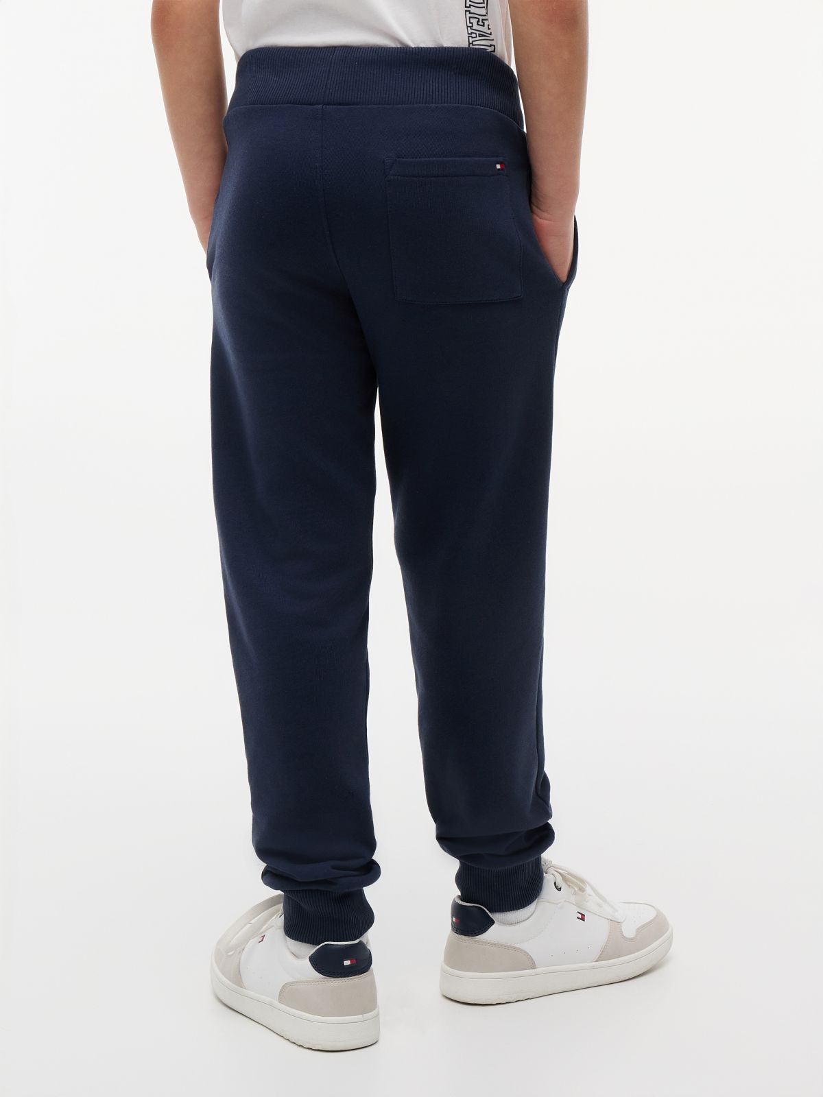 Essential Pure Cotton Logo Joggers — Blue