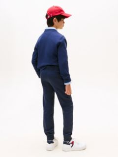Essential Pure Cotton Logo Joggers — Blue 7