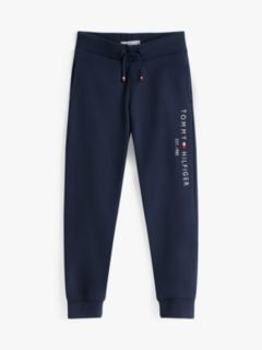 Essential Pure Cotton Logo Joggers — Blue 8