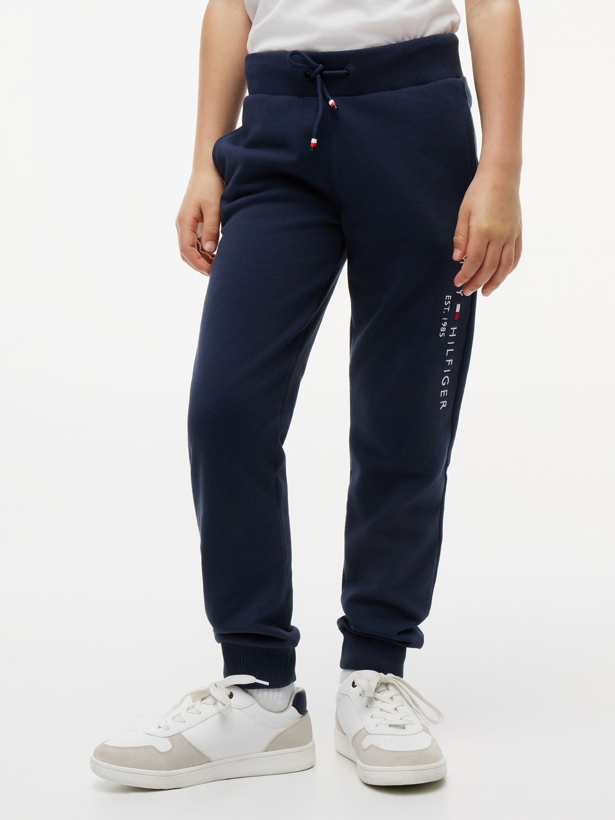 Essential Pure Cotton Logo Joggers — Blue