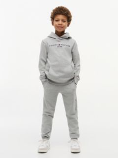 Essential Pure Cotton Logo Joggers — Grey 2