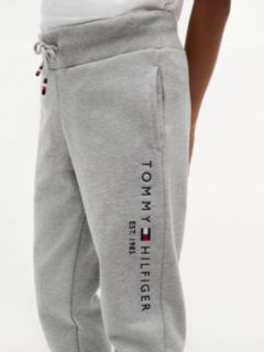 Essential Pure Cotton Logo Joggers — Grey 3