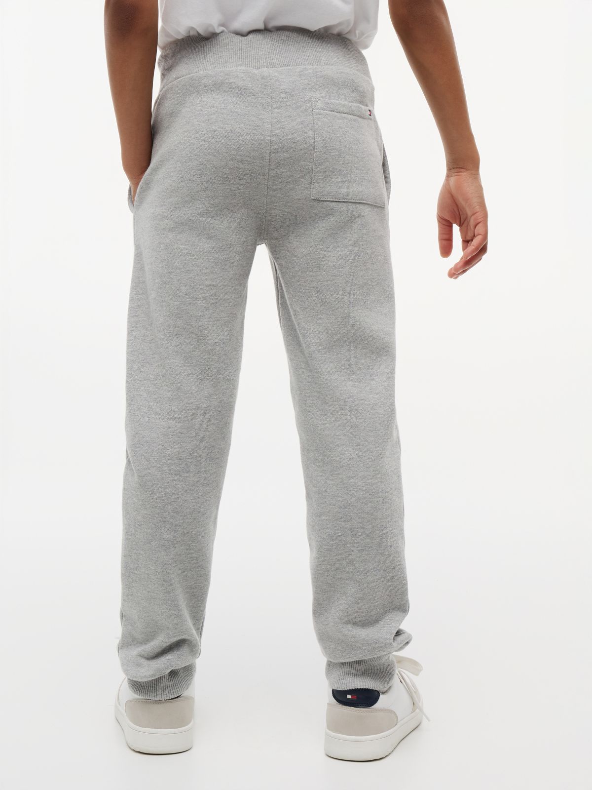 Essential Pure Cotton Logo Joggers — Grey