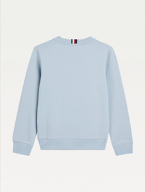 Tommy Hilfiger Baby-Jungen Sweatshirt Essential Organic V-Neck Sweater