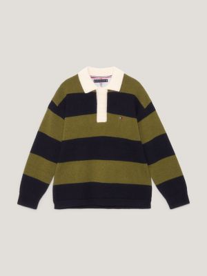 Dual Gender Oversized Rugby Jumper BLUE Tommy Hilfiger