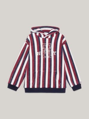 Vertical sale stripe hoodie