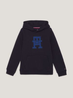 Sweat à capuche Tommy Hilfiger Bleu, achat/vente de pull