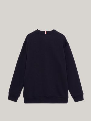 Front Embroidery Crew Neck Sweatshirt - Ready to Wear