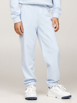 joggers con bandierina ricamata blue da unisex bambino tommy hilfiger