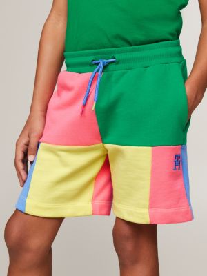 Color block best sale sweat shorts