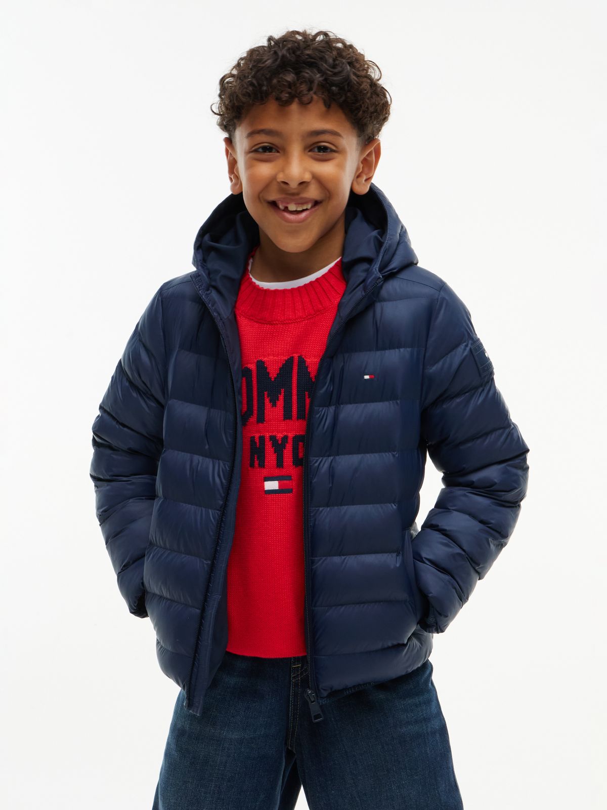 Essential Ultra Light Hooded Jacket — Blue
