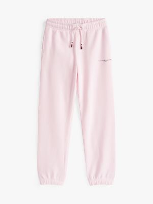 green cuffed leg joggers for kids gender inclusive tommy hilfiger