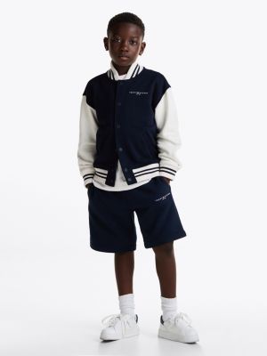 multi oversized bomber jacket for kids gender inclusive tommy hilfiger