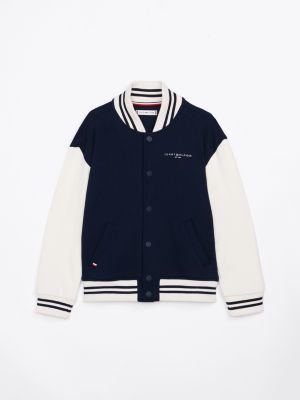 multi oversized bomber jacket for kids gender inclusive tommy hilfiger