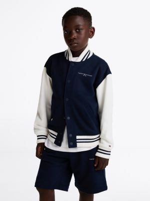 multi oversized bomber jacket for kids gender inclusive tommy hilfiger