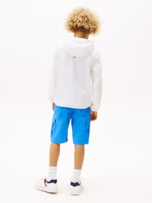 doudoune ultra-légère et pliable blanc pour enfants genre inclusif tommy hilfiger