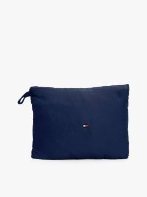 doudoune sans manches ultra-légère bleu pour enfants genre inclusif tommy hilfiger