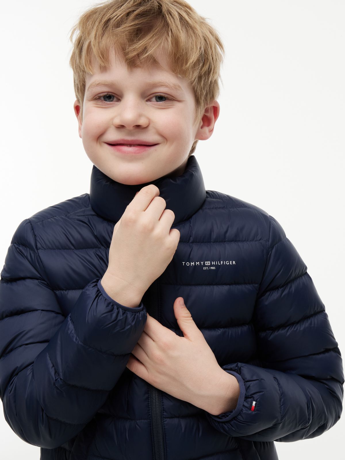 Essential Lightweight Down Jacket — Blue