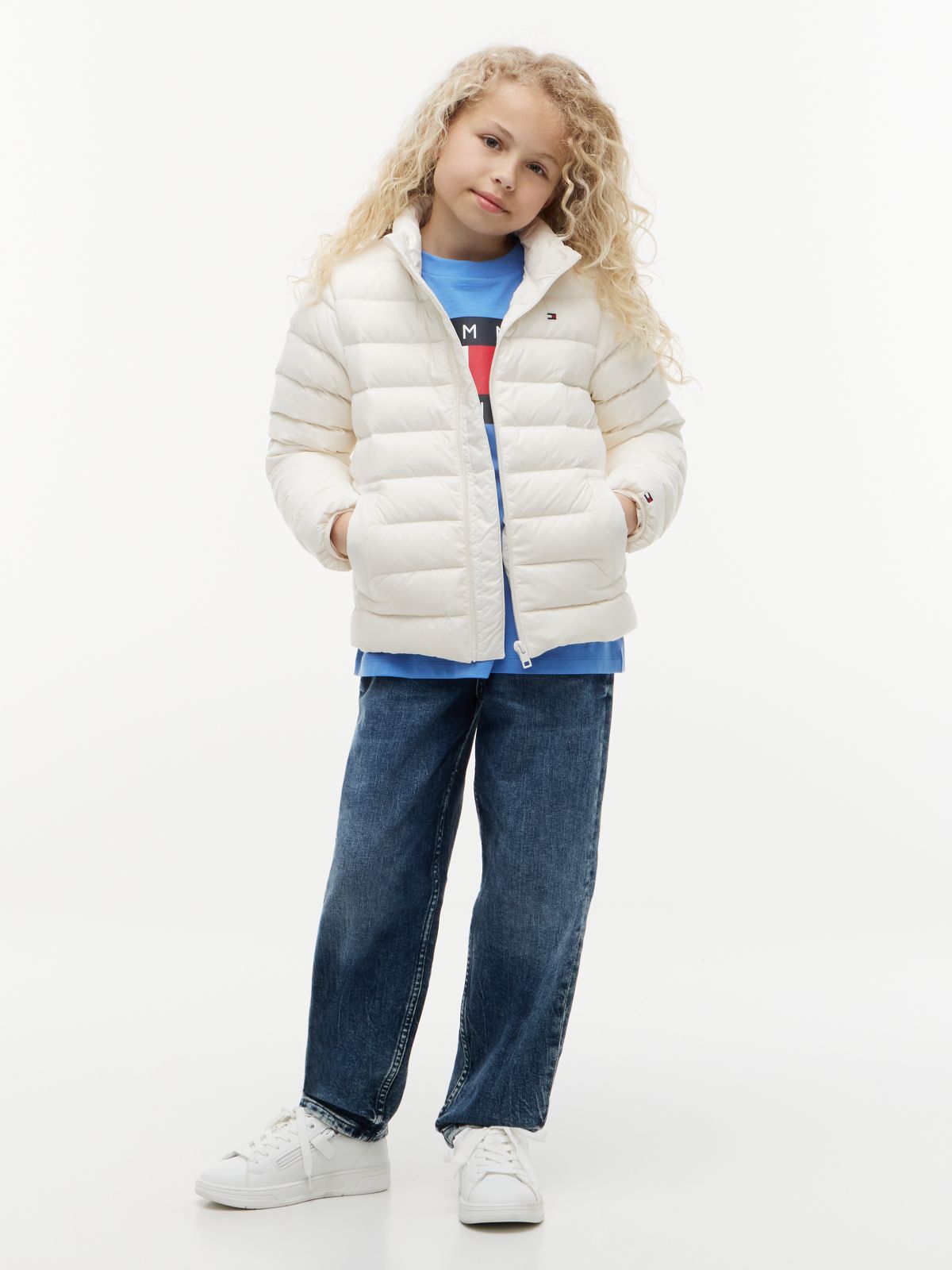 Essential Lightweight Down Jacket — Beige
