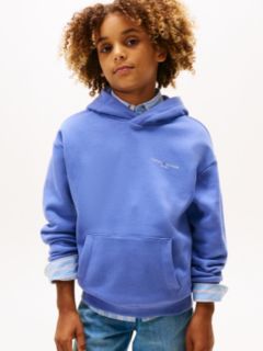 Logo Regular Fleece Hoody — Pink 2