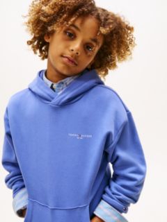Logo Regular Fleece Hoody — Pink 4