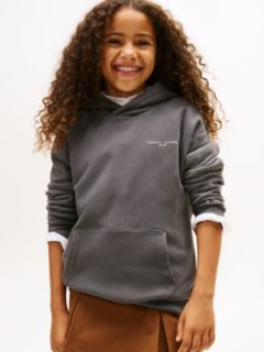 Logo Regular Fleece Hoody — Pink 2